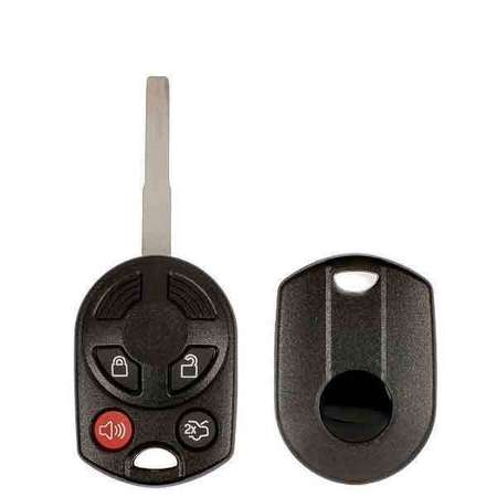 KEYLESS FACTORY Ford 4-Button Old Style / Remote Head Key Shell / High Security Blade / 3 Pcs Shell, PK 20 RHS-FD-1516